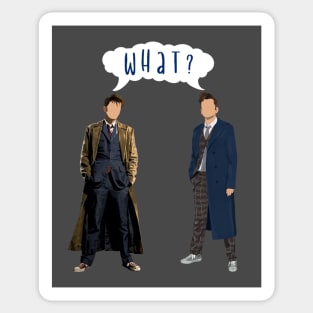 Doctor Who - 10th and 14th Doctor Sticker